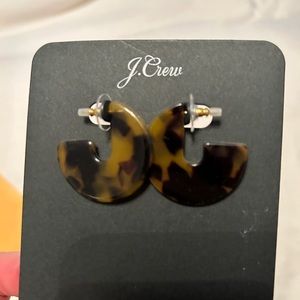 NWT jcrew tortoiseshell earrings